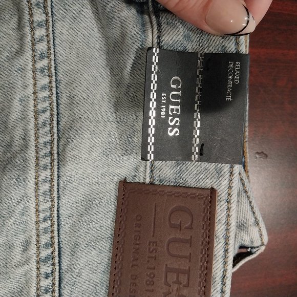 Guess Jeans size 34 x 32 light denim